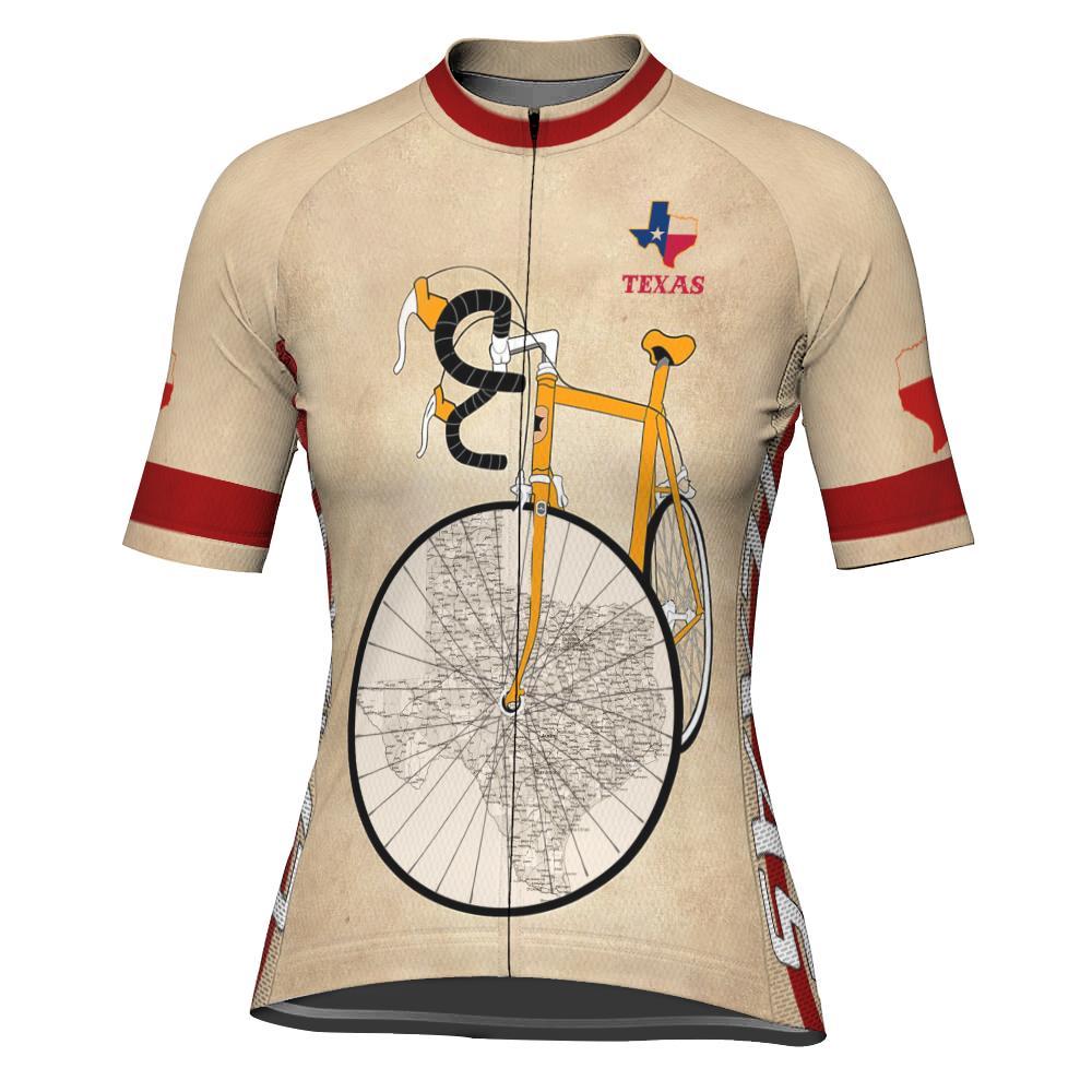 Texas Short Sleeve Cycling Jersey for Women