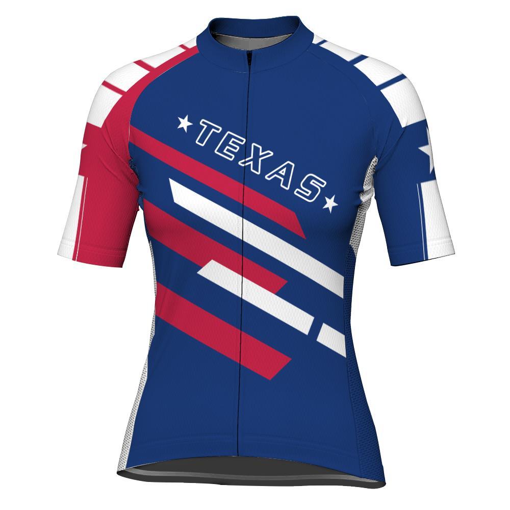 Texas Short Sleeve Cycling Jersey for Women