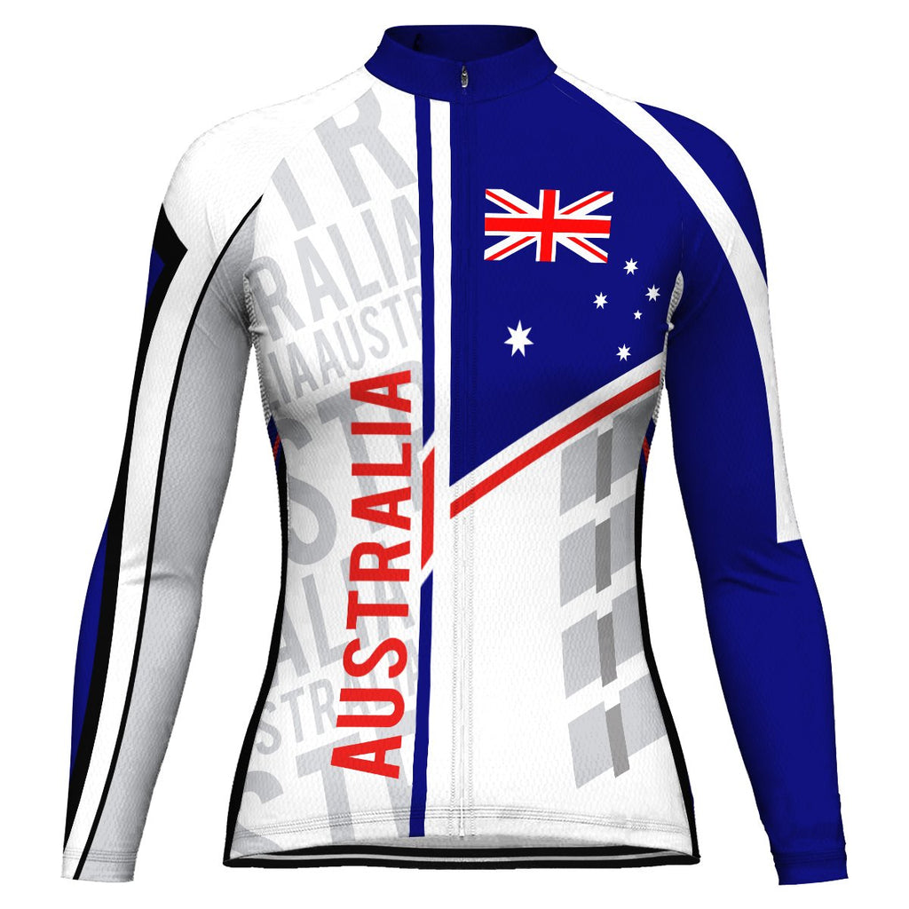 Australia Long Sleeve Cycling Jersey for Women