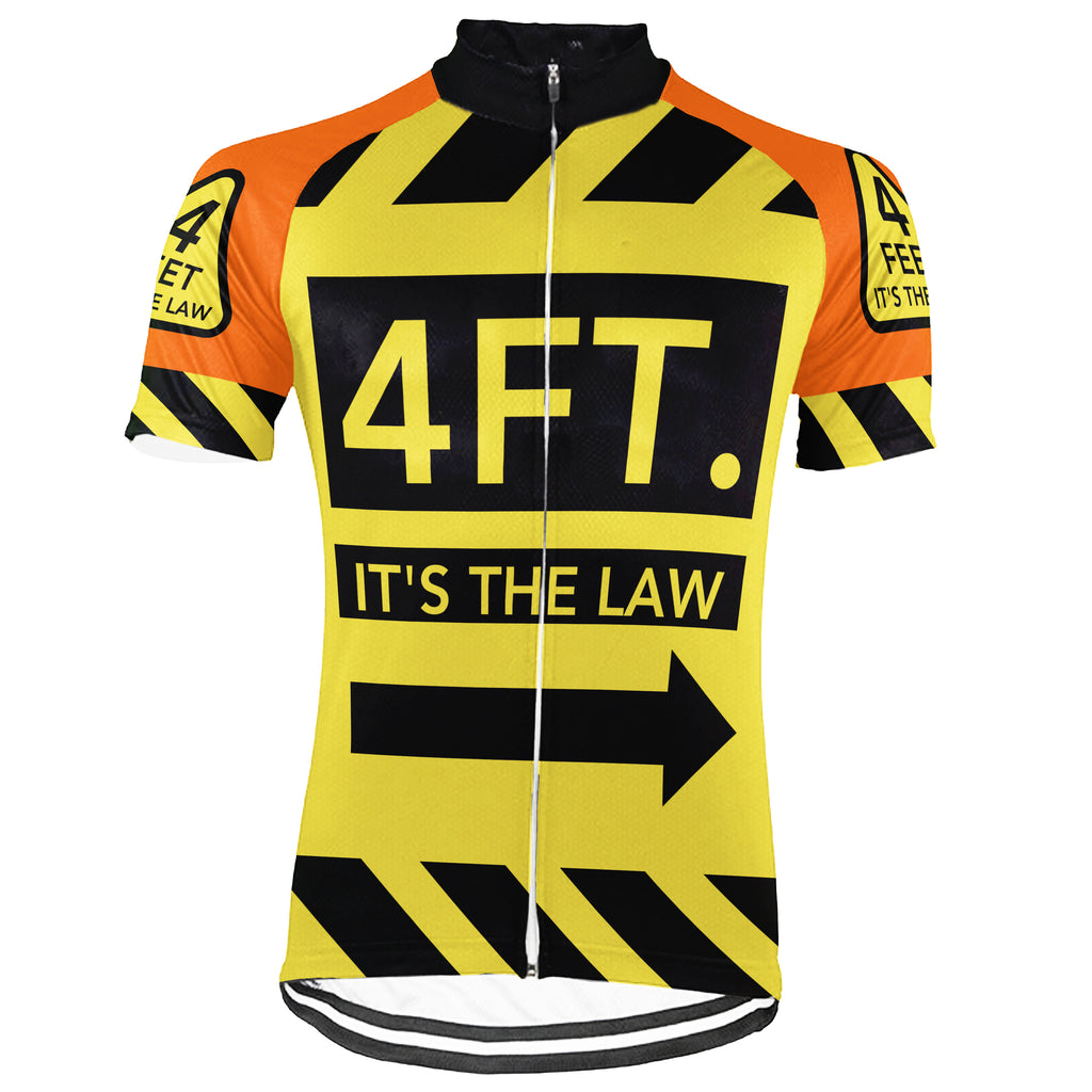 Customized 4FT It's The Law Short Sleeve Cycling Jersey for Men