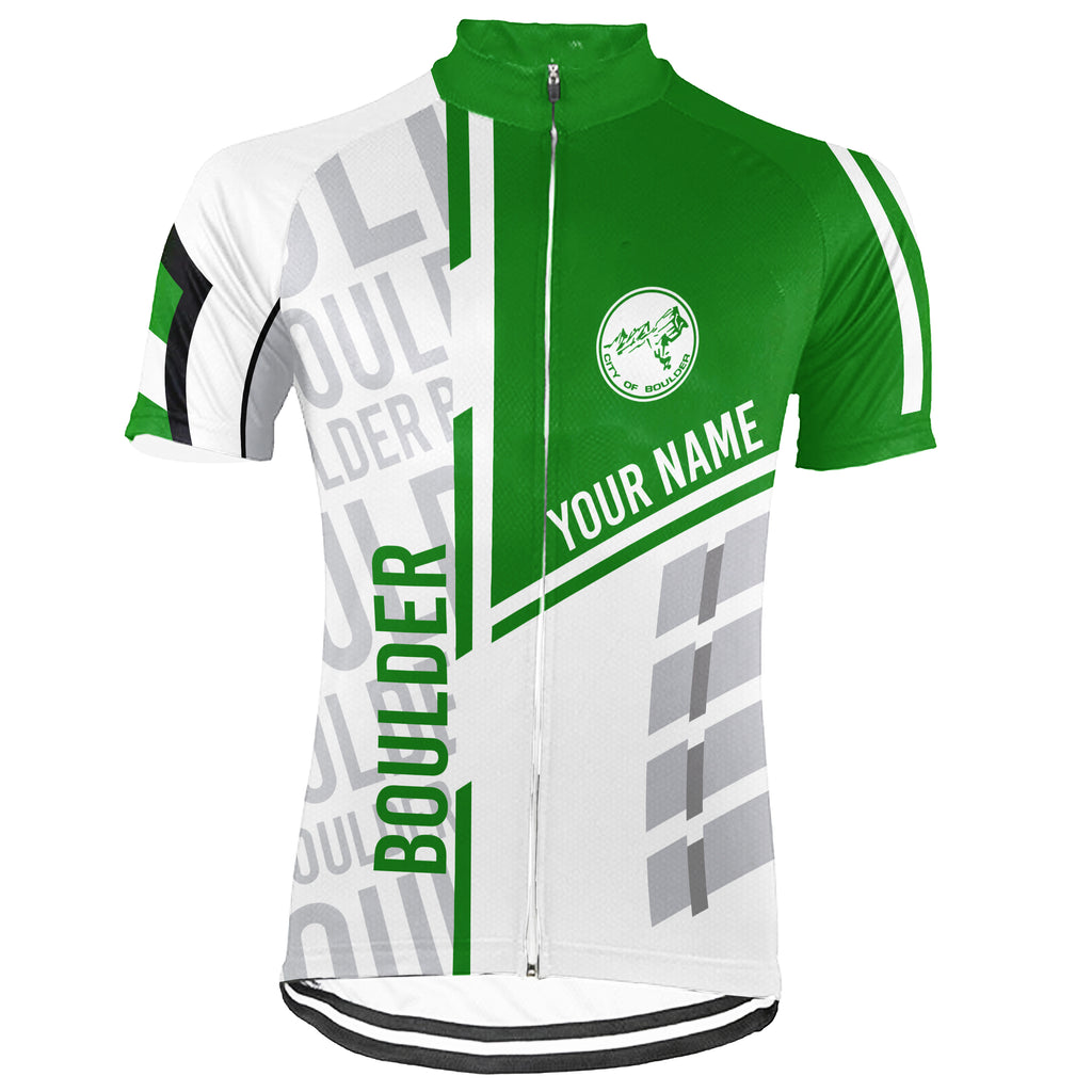 Customized Boulder Short Sleeve Cycling Jersey for Men