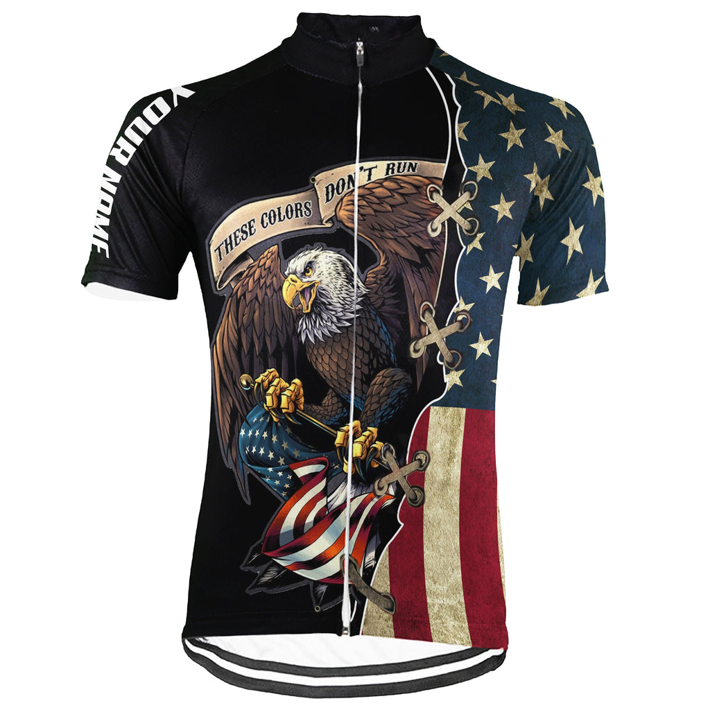 Customized Usa Winter Thermal Fleece Short Sleeve For Men