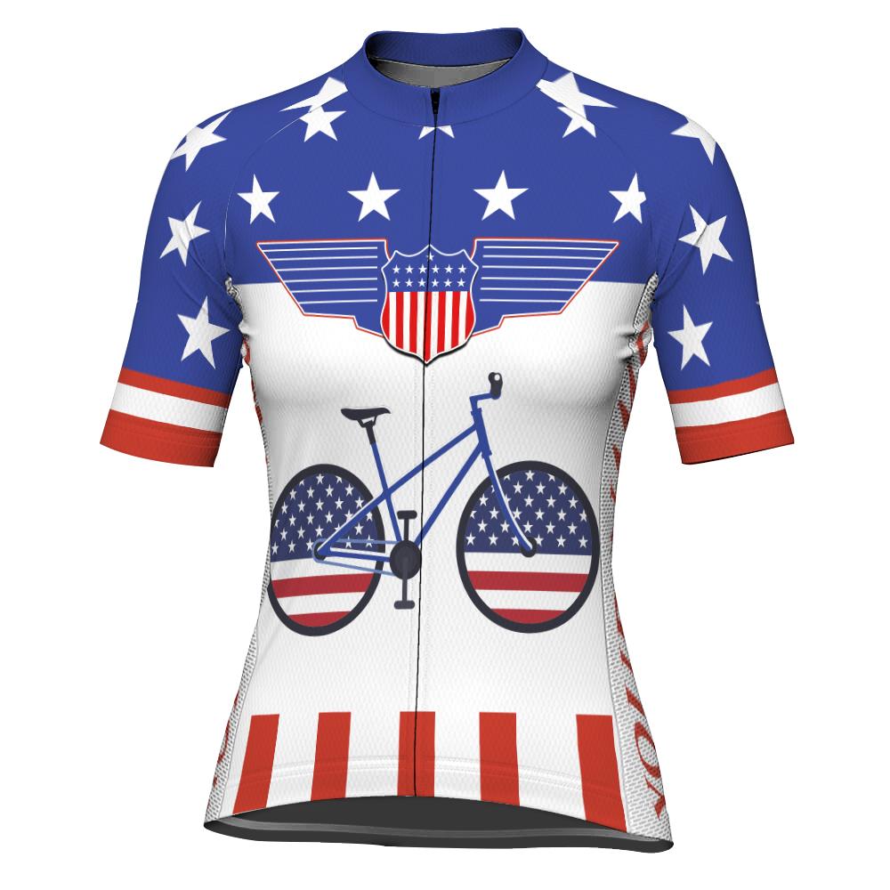 Customized Usa Winter Thermal Fleece Short Sleeve For Women