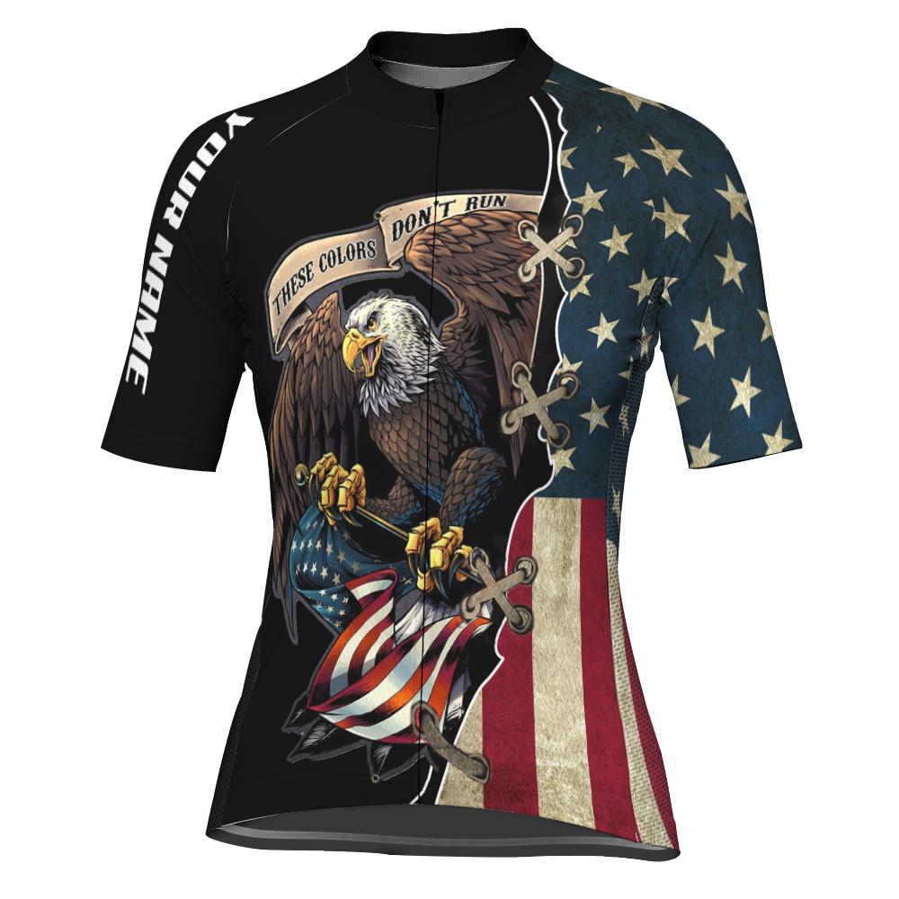 Customized Usa Winter Thermal Fleece Short Sleeve For Women