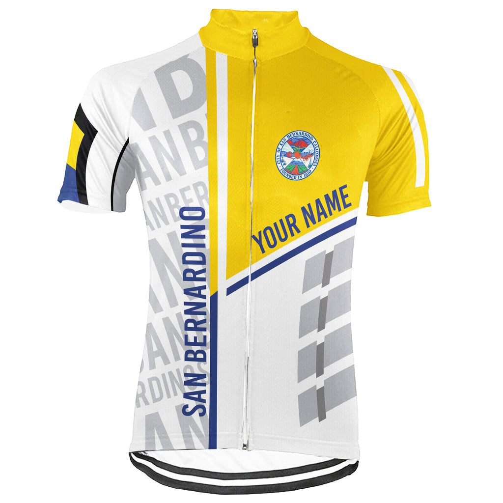 Customized San Bernardino Short Sleeve Cycling Jersey for Men