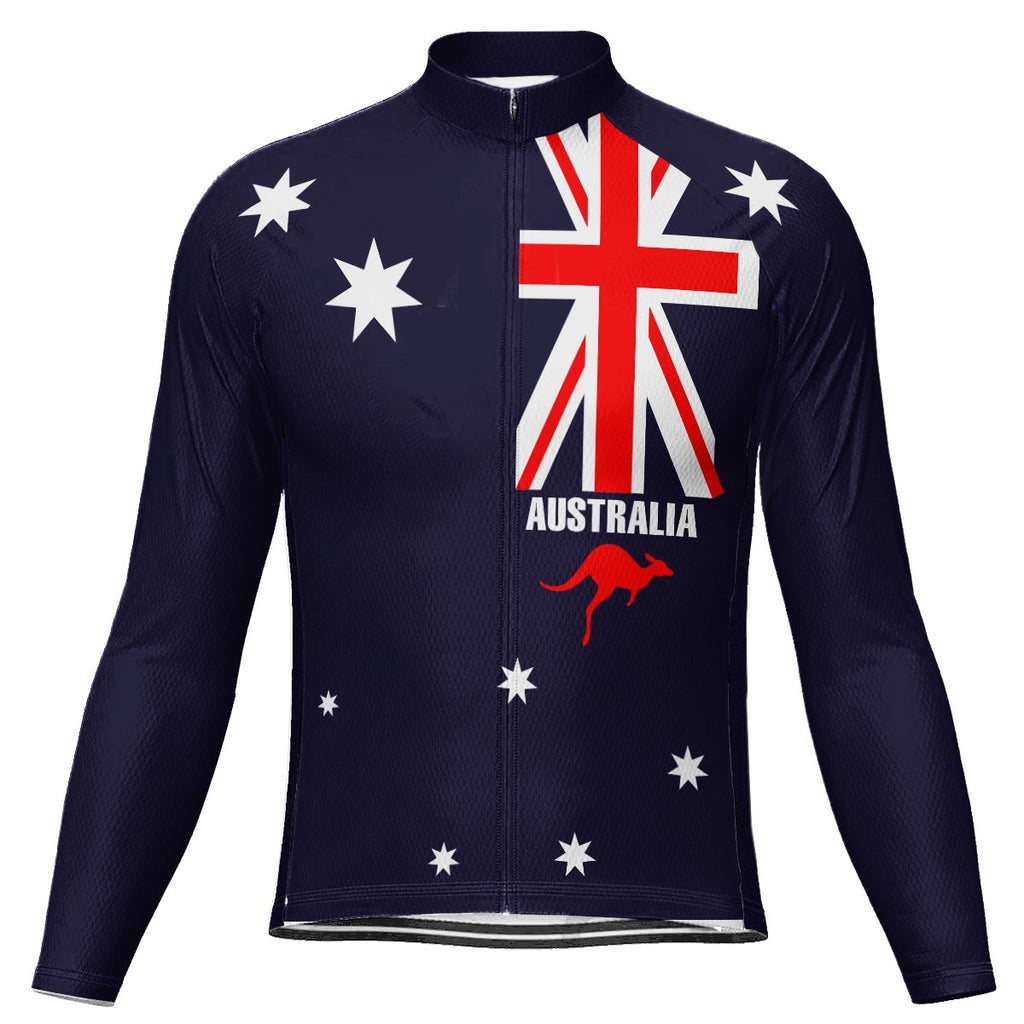 Australia Long Sleeve Cycling Jersey for Men