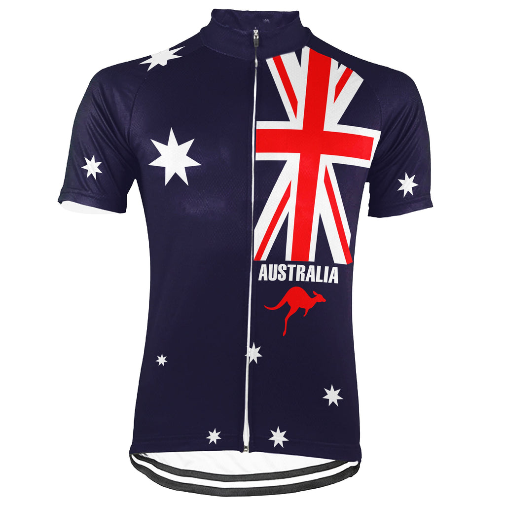 Australia Short Sleeve Cycling Jersey for Men