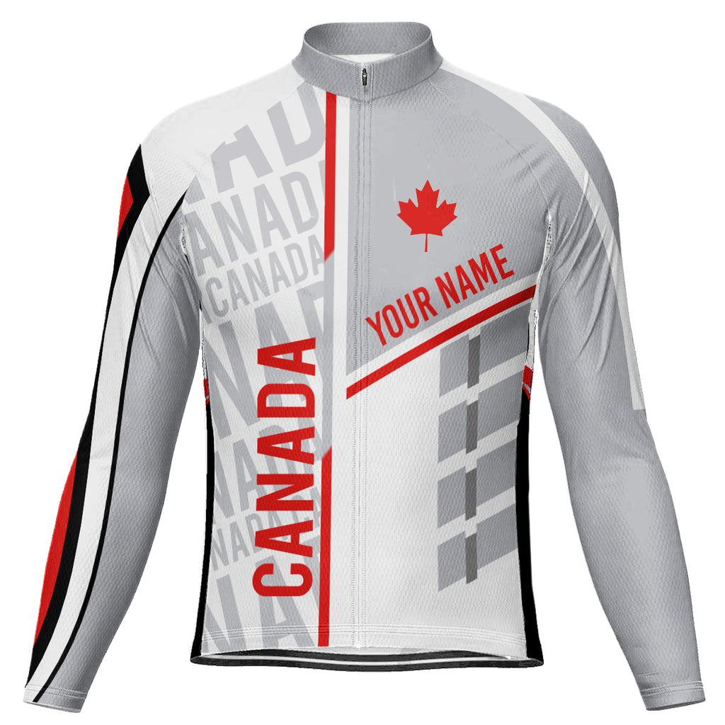 Customized Canada Winter Thermal Fleece Long Sleeve For Men