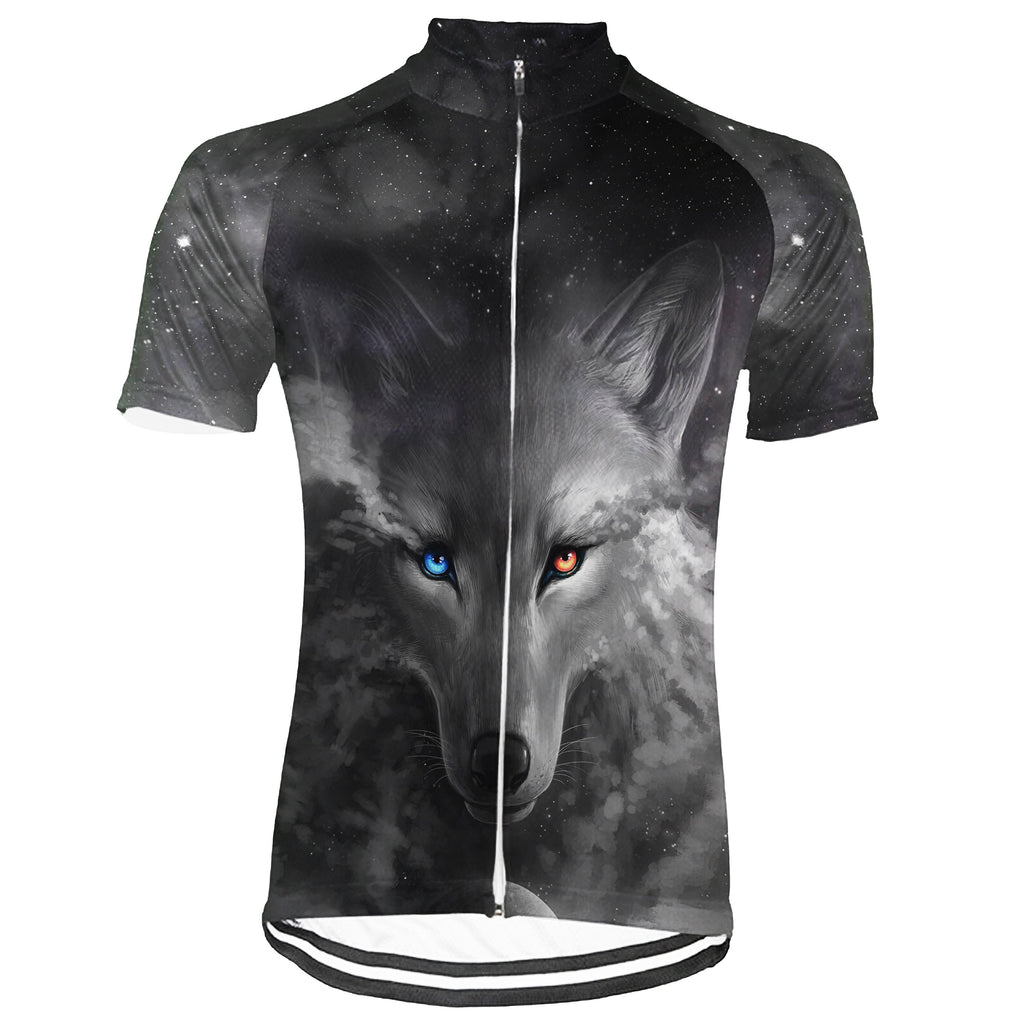 Wolf Short Sleeve Cycling Jersey for Men