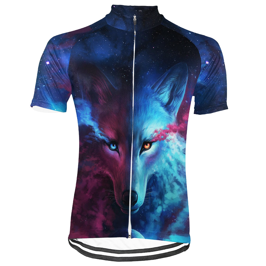 Wolf Short Sleeve Cycling Jersey for Men