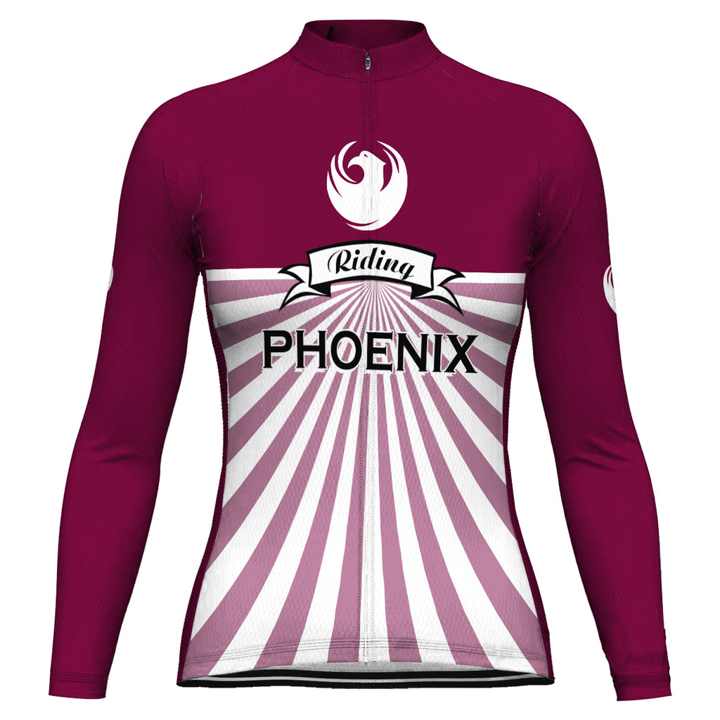Customized Phoenix Long Sleeve Cycling Jersey for Women