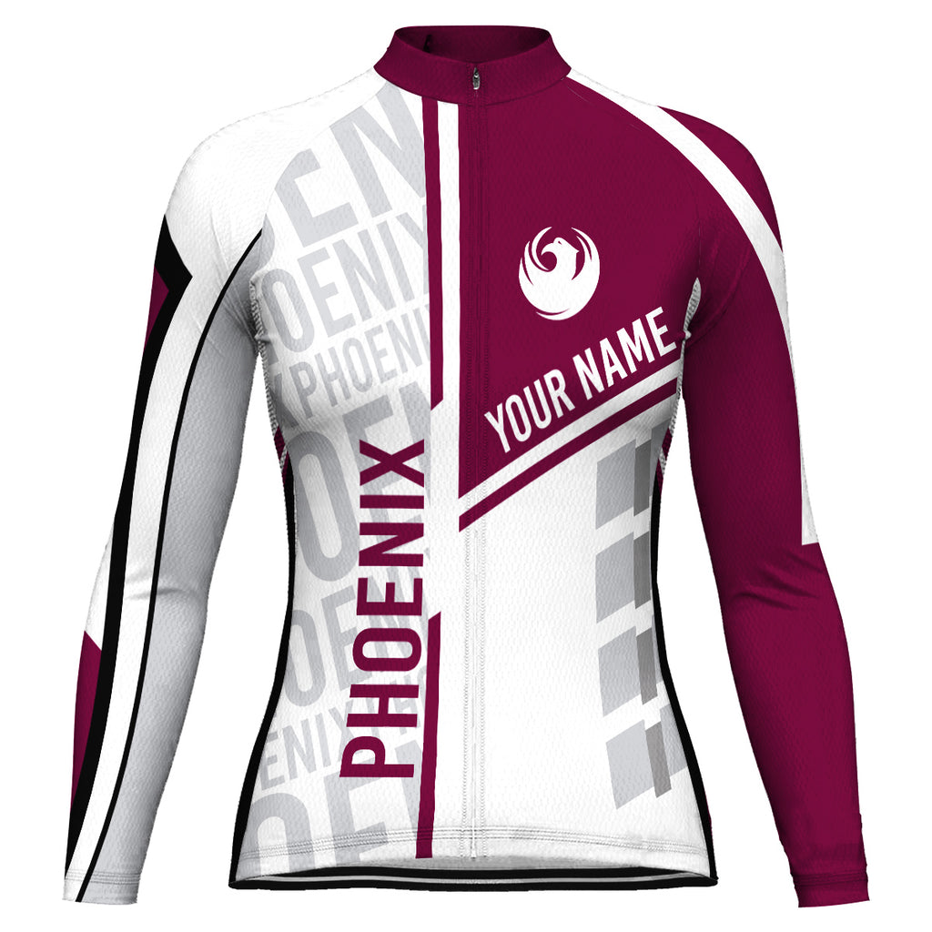 Customized Phoenix Long Sleeve Cycling Jersey for Women