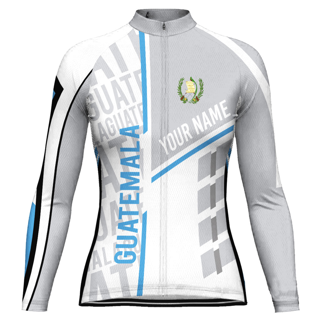 Customized Guatemala Long Sleeve Cycling Jersey for Women