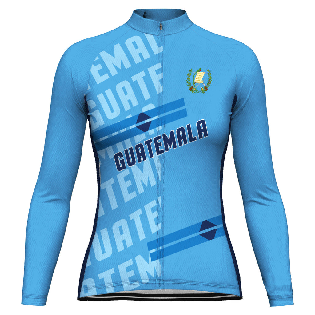 Customized Guatemala Long Sleeve Cycling Jersey for Women