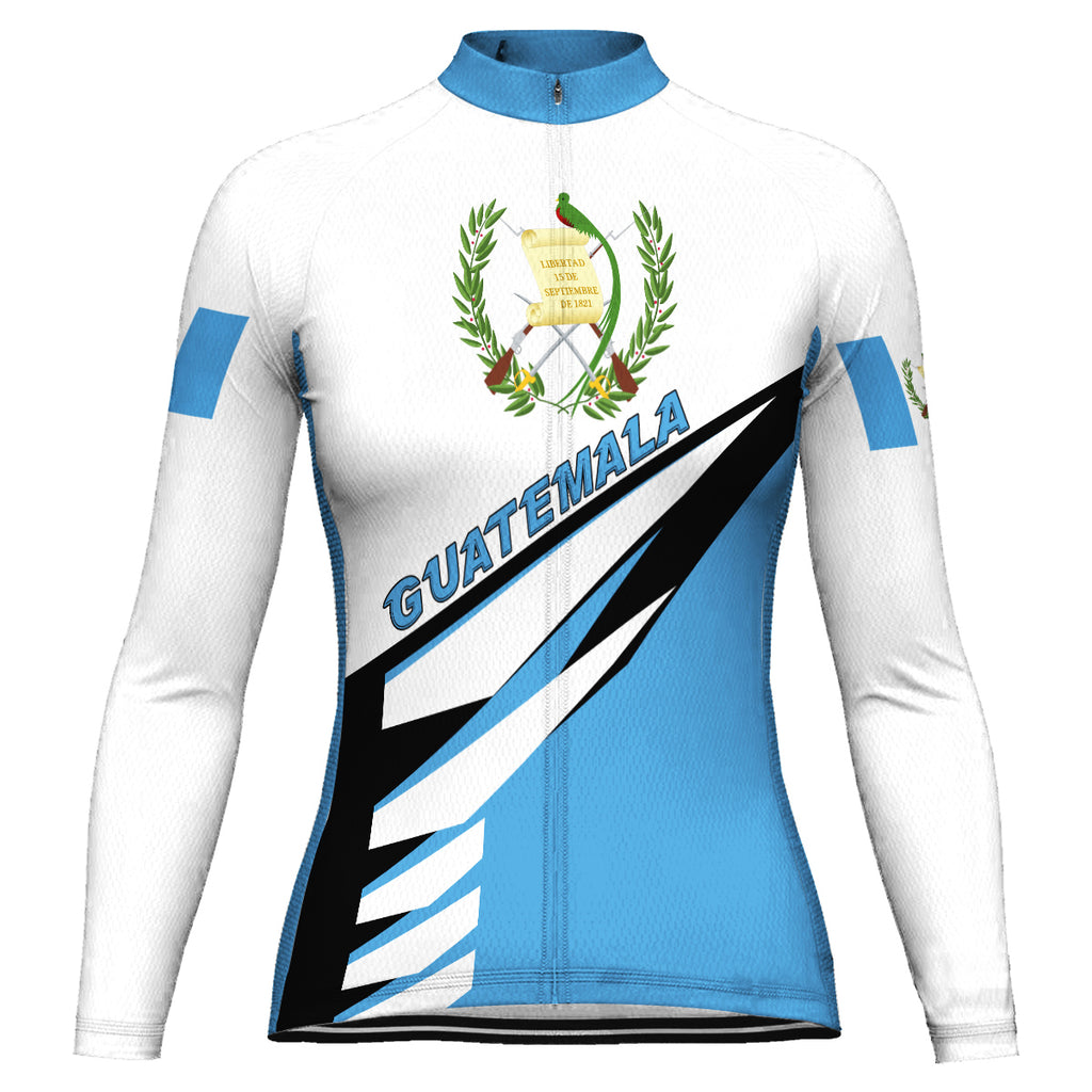 Customized Guatemala Long Sleeve Cycling Jersey for Women