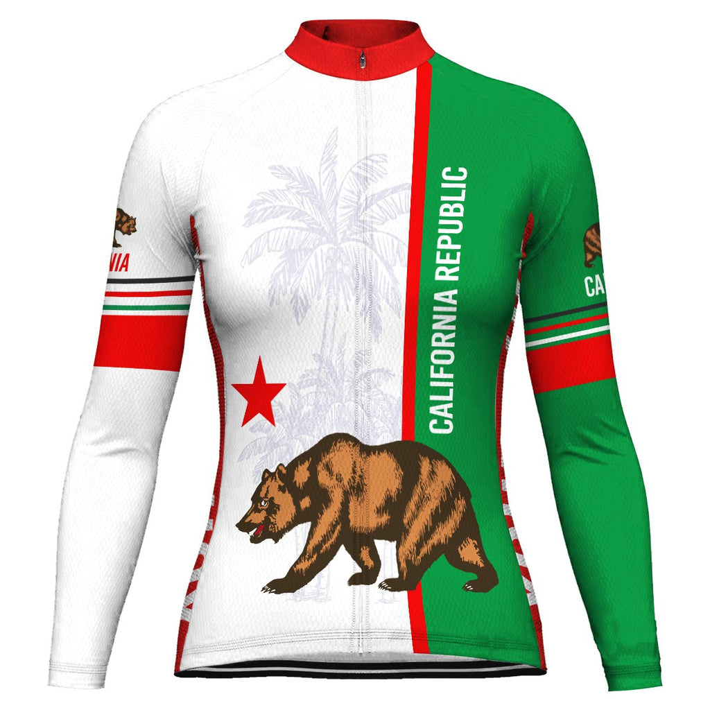 Customized California Winter Thermal Fleece Long Sleeve For Women