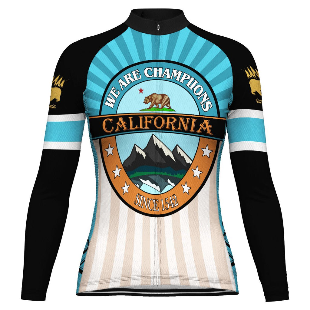 Customized California Winter Thermal Fleece Long Sleeve For Women