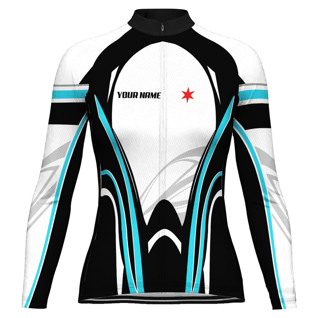 Customized Chicago Winter Thermal Fleece Long Sleeve For Women