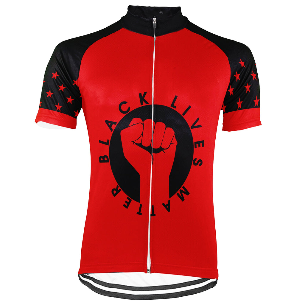 Customized Black Lives Matter Short Sleeve Cycling Jersey for Men