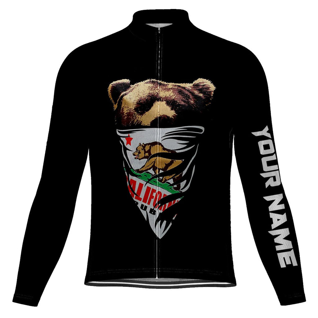 Customized California Long Sleeve Cycling Jersey for Men