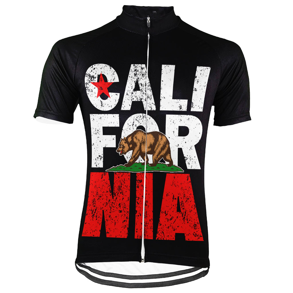 Customized California Short Sleeve Cycling Jersey for Men