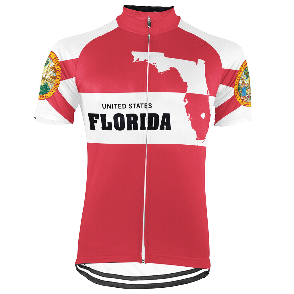 Florida Short Sleeve Cycling Jersey for Men