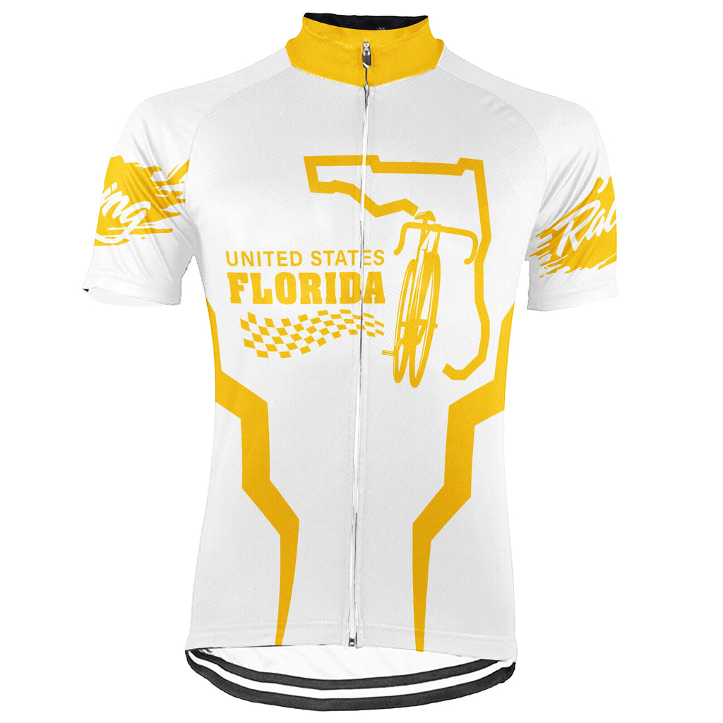 Florida Short Sleeve Cycling Jersey for Men