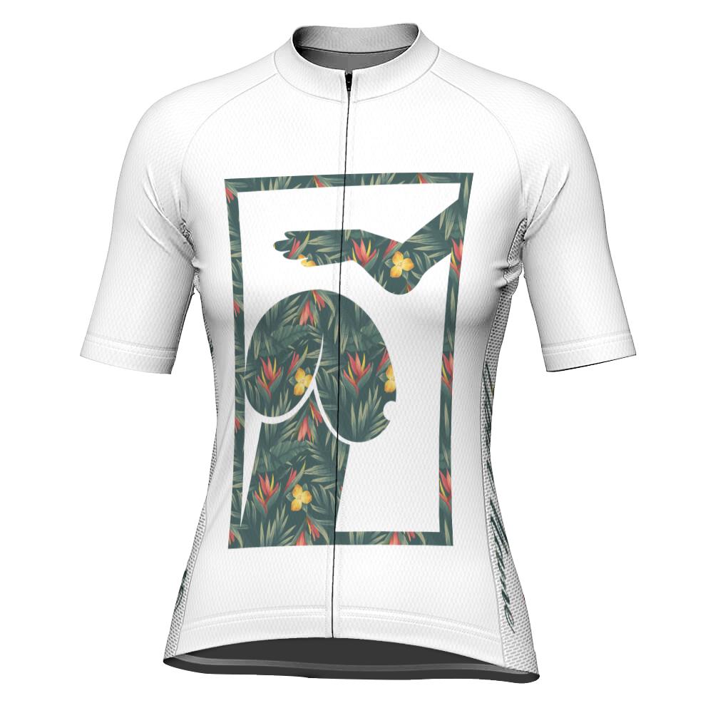 Customized Funny Short Sleeve Cycling Jersey for Women