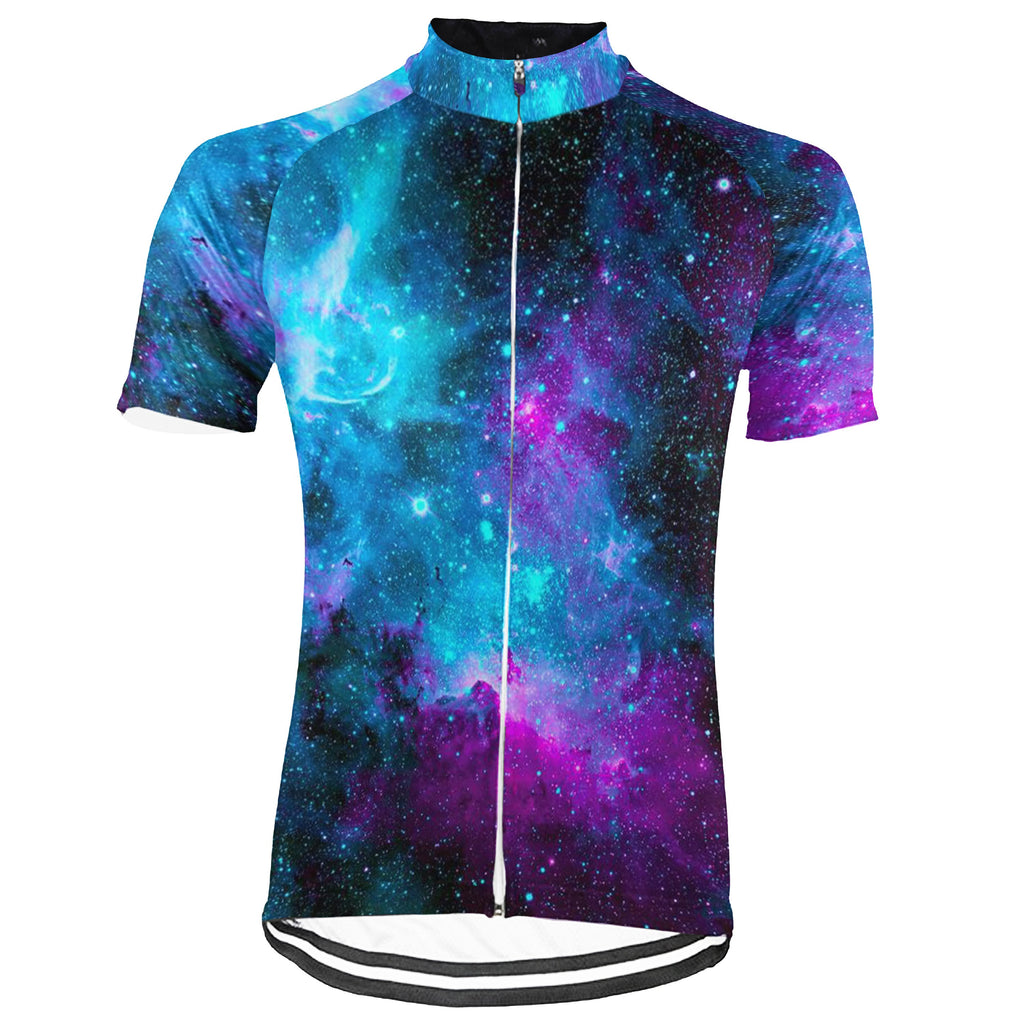 Galaxy Short Sleeve Cycling Jersey for Men