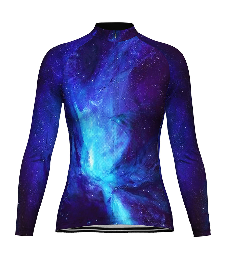 Galaxy Long Sleeve Cycling Jersey for Women