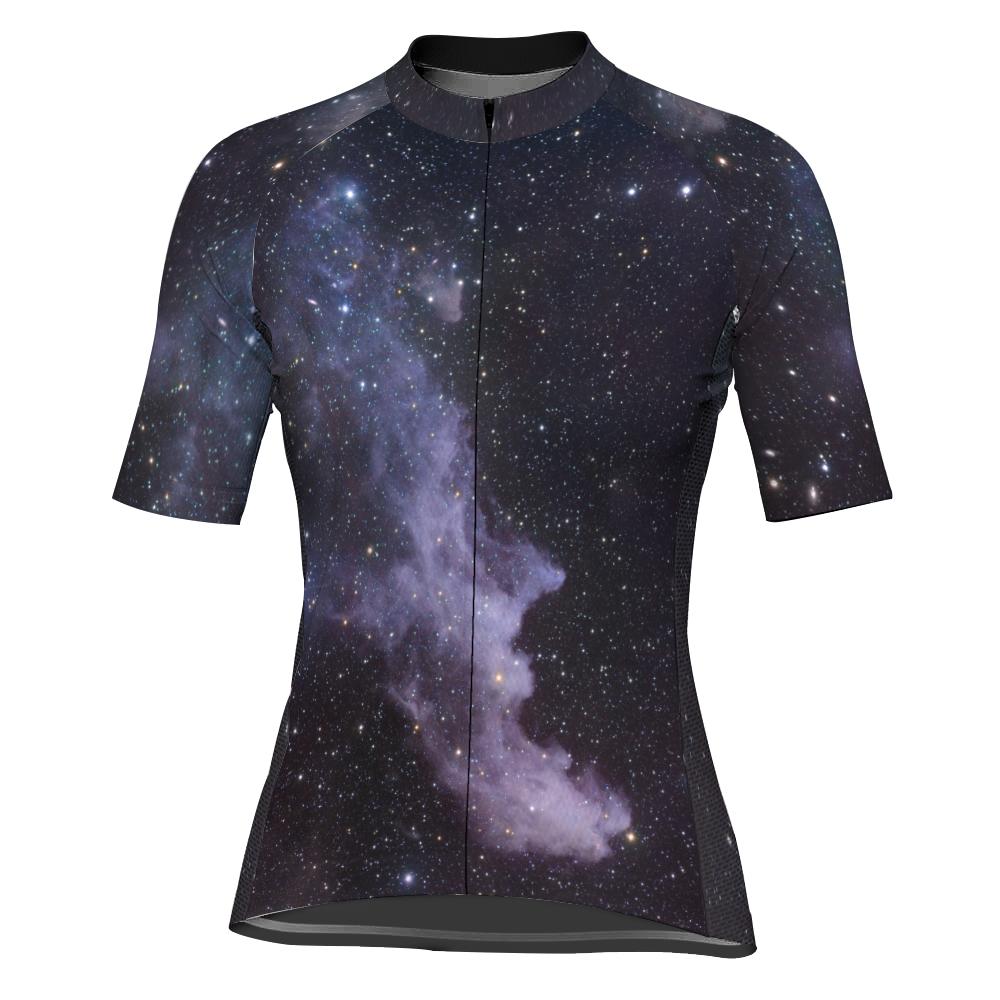 Galaxy Short Sleeve Cycling Jersey for Women