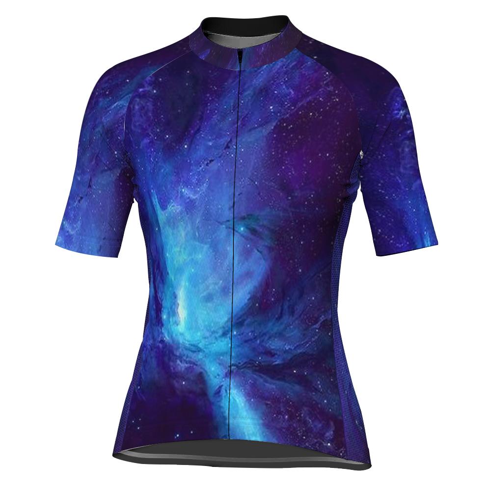 Galaxy Short Sleeve Cycling Jersey for Women
