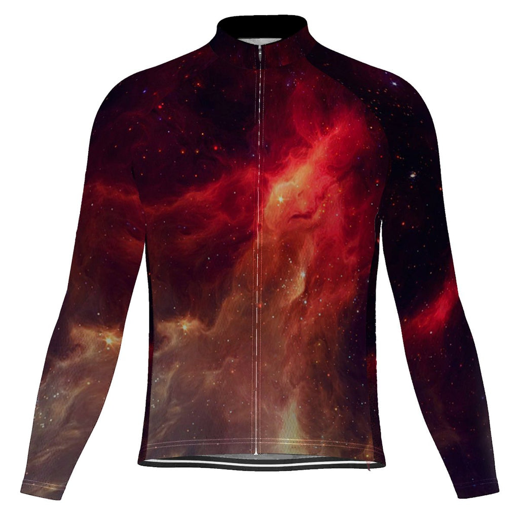 Galaxy Long Sleeve Cycling Jersey for Men