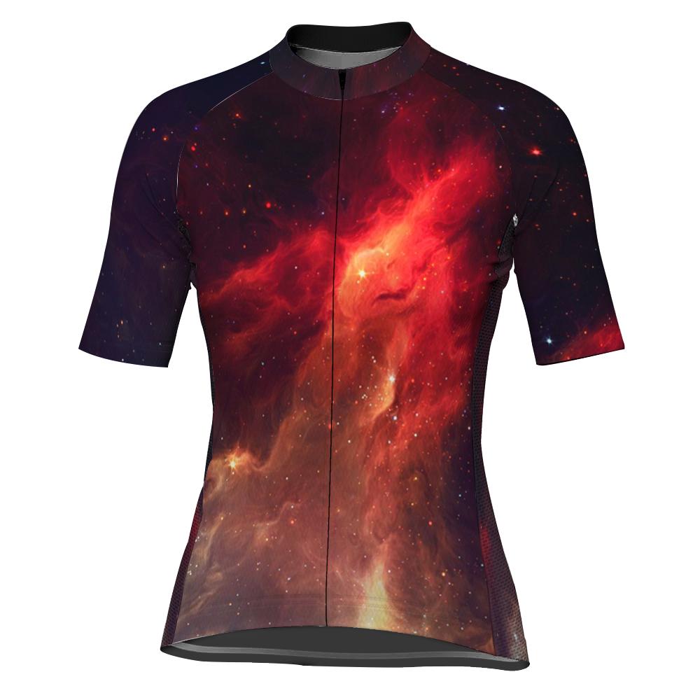 Galaxy Short Sleeve Cycling Jersey for Women