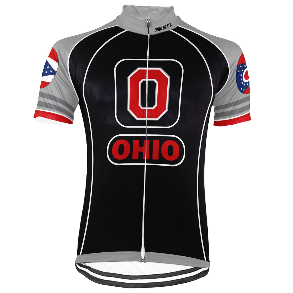 Ohio State Short Sleeve Cycling Jersey for Men