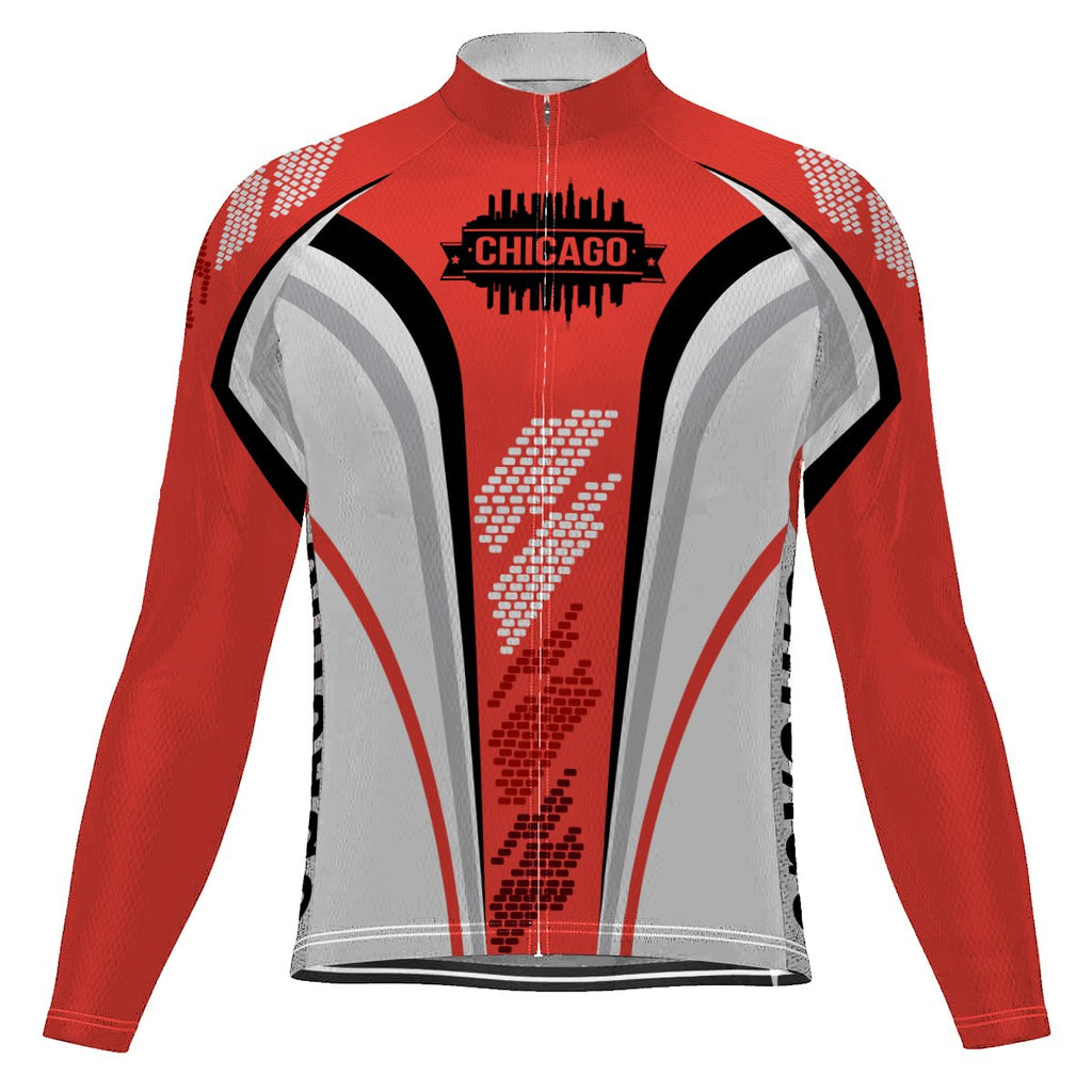 Chicago Long Sleeve Cycling Jersey for Men