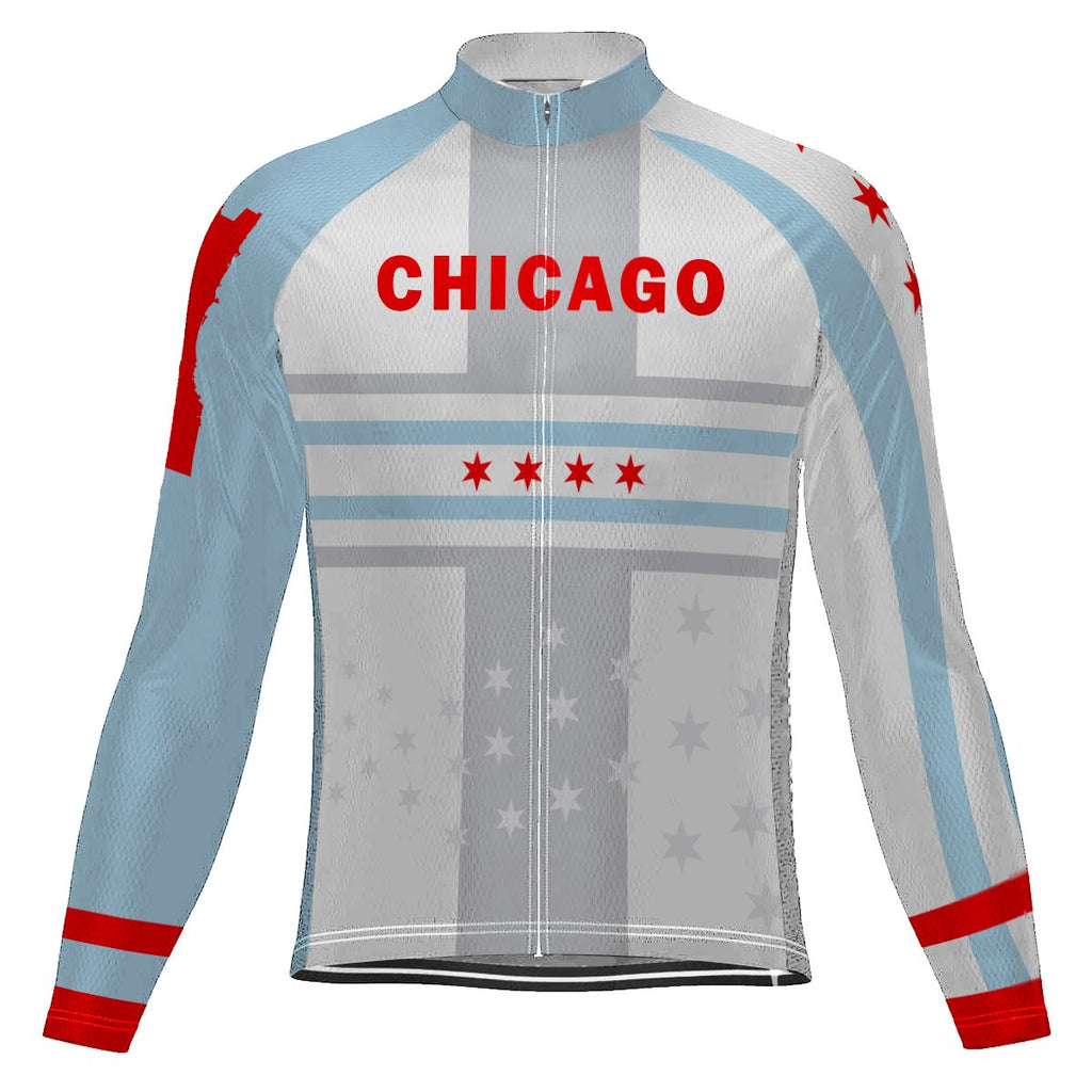 Chicago Long Sleeve Cycling Jersey for Men