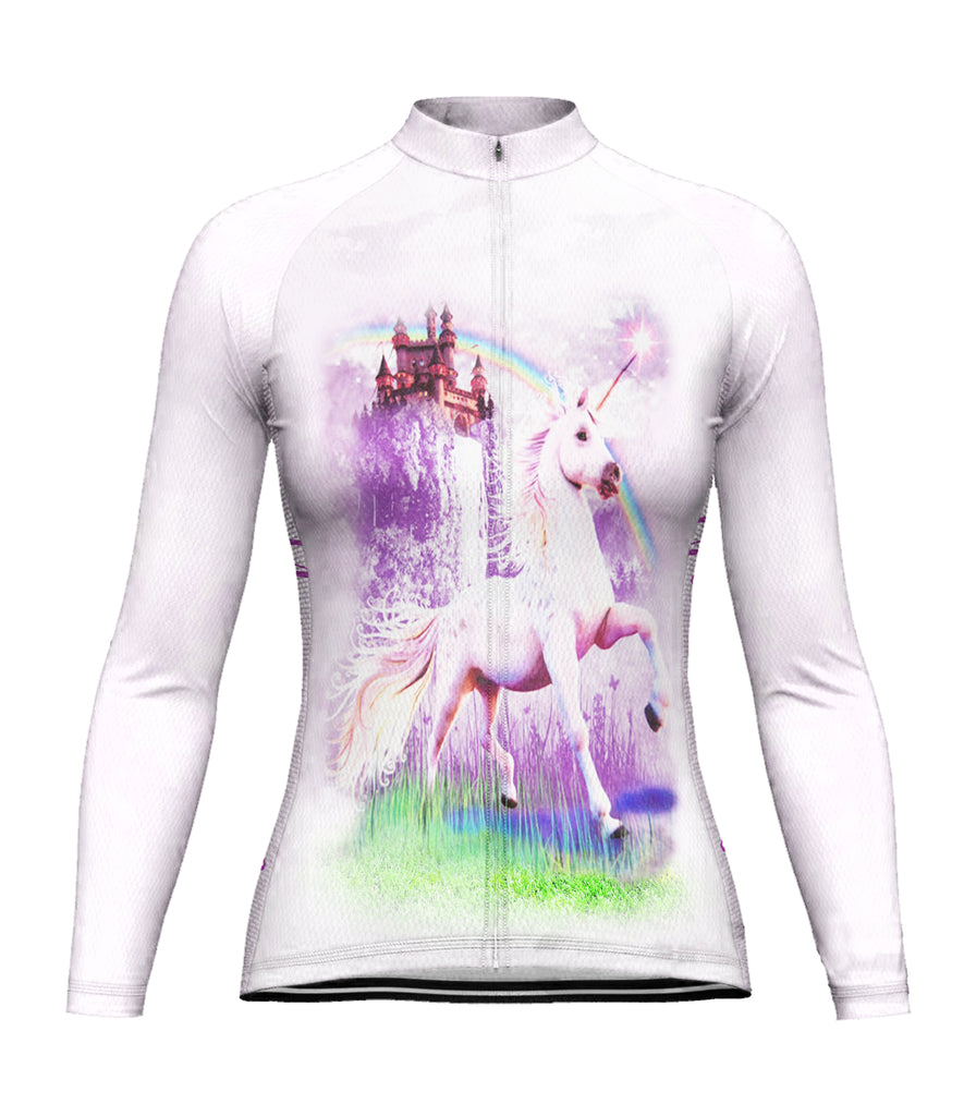 Customized Unicorn Long Sleeve Cycling Jersey for Women