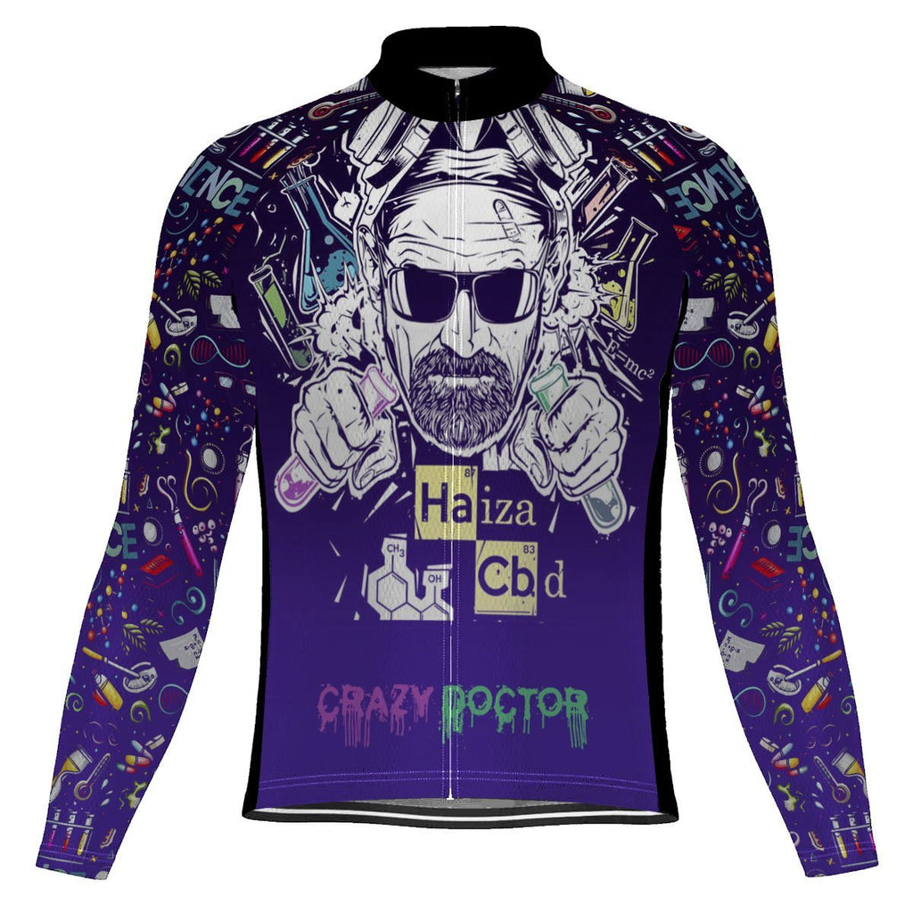 Crazy Long Sleeve Cycling Jersey for Men