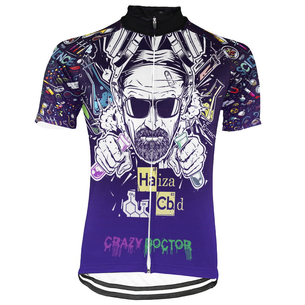Crazy Short Sleeve Cycling Jersey for Men