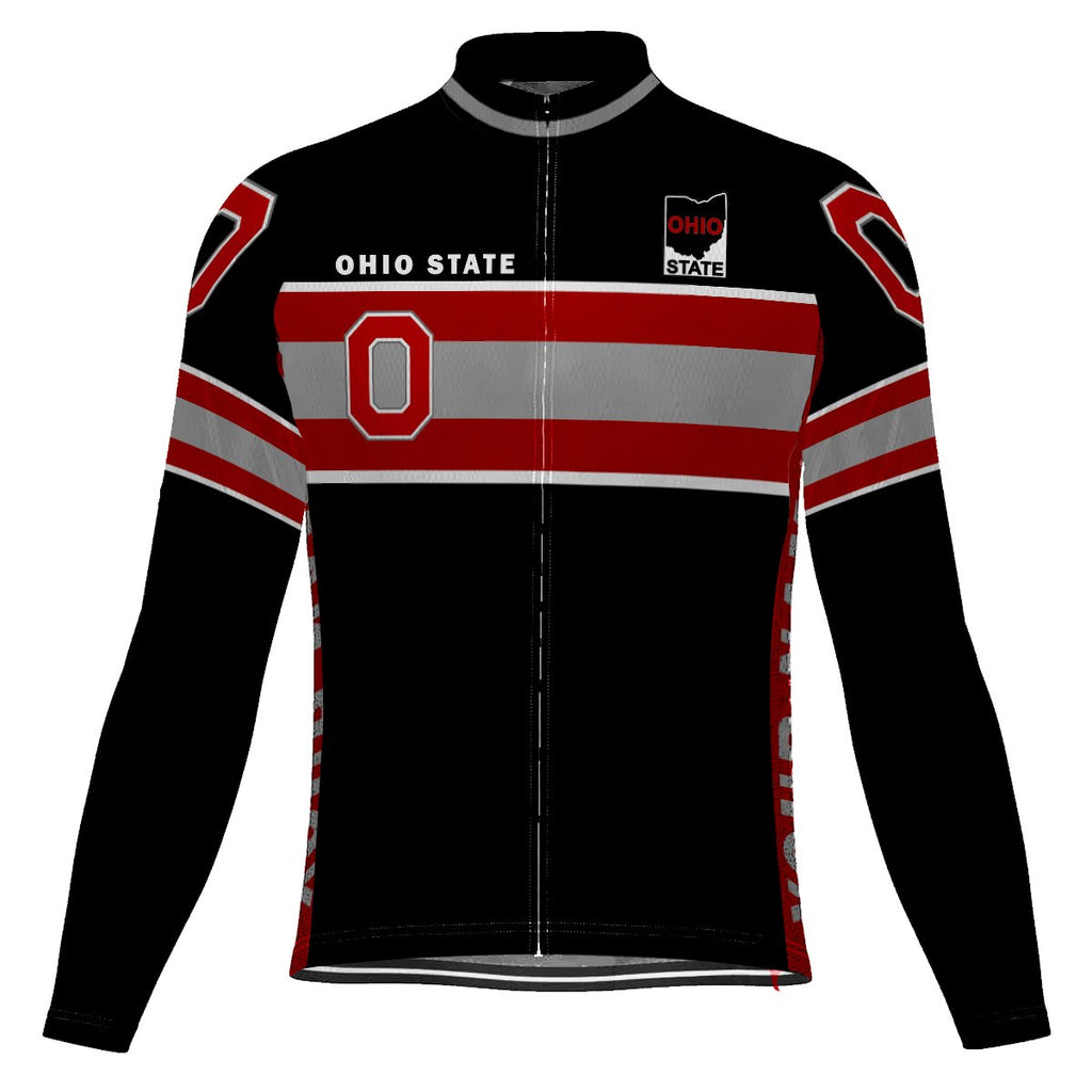 Customized Ohio Long Sleeve Cycling Jersey for Men