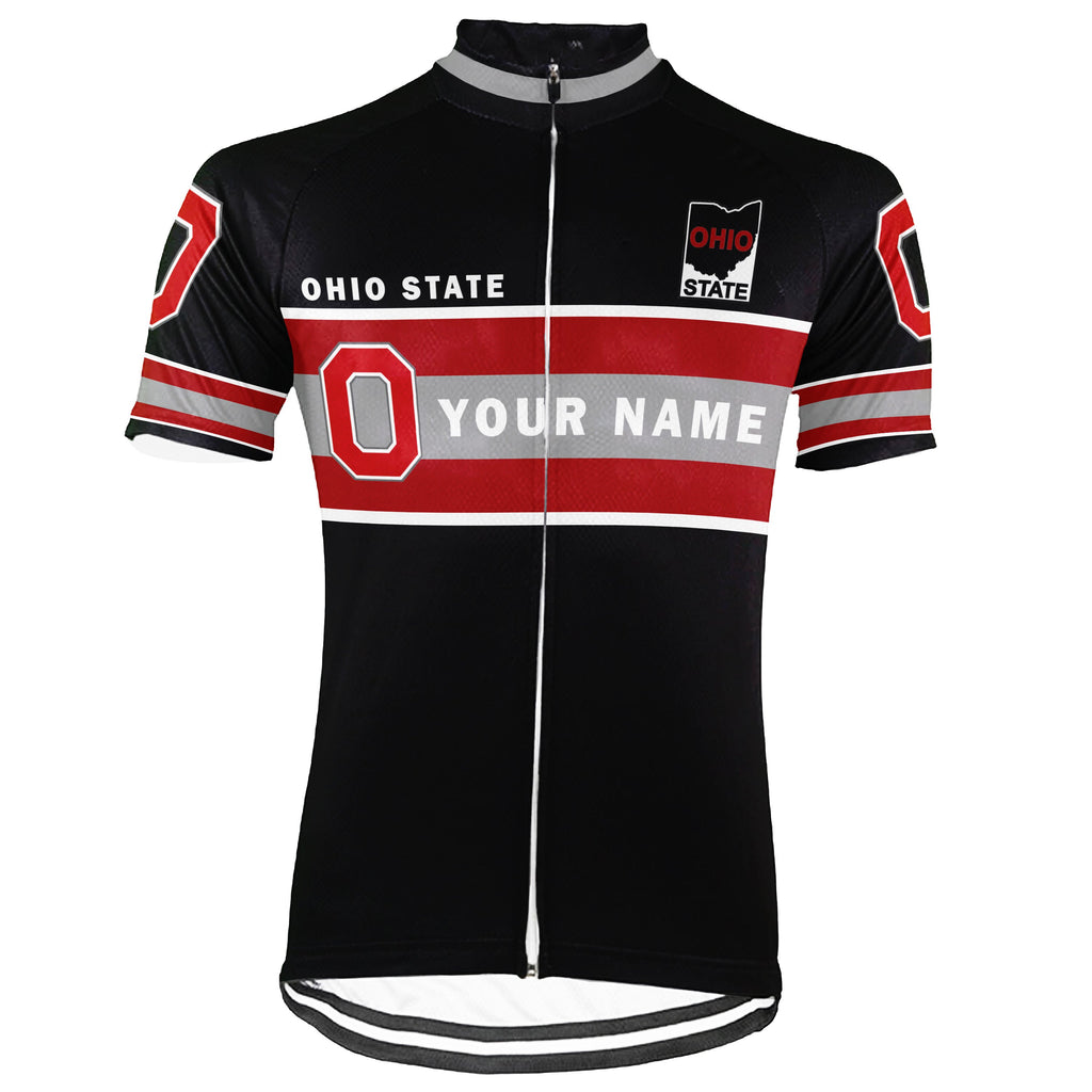 Customized Ohio Short Sleeve Cycling Jersey for Men