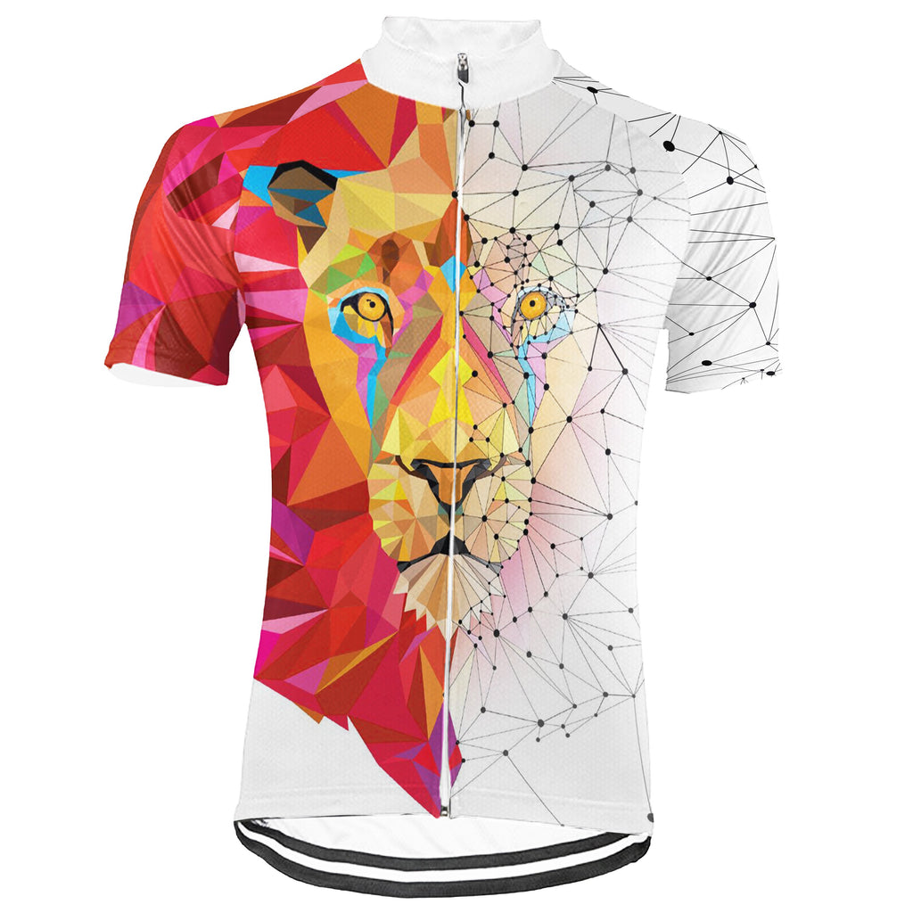 Lion Short Sleeve Cycling Jersey for Men