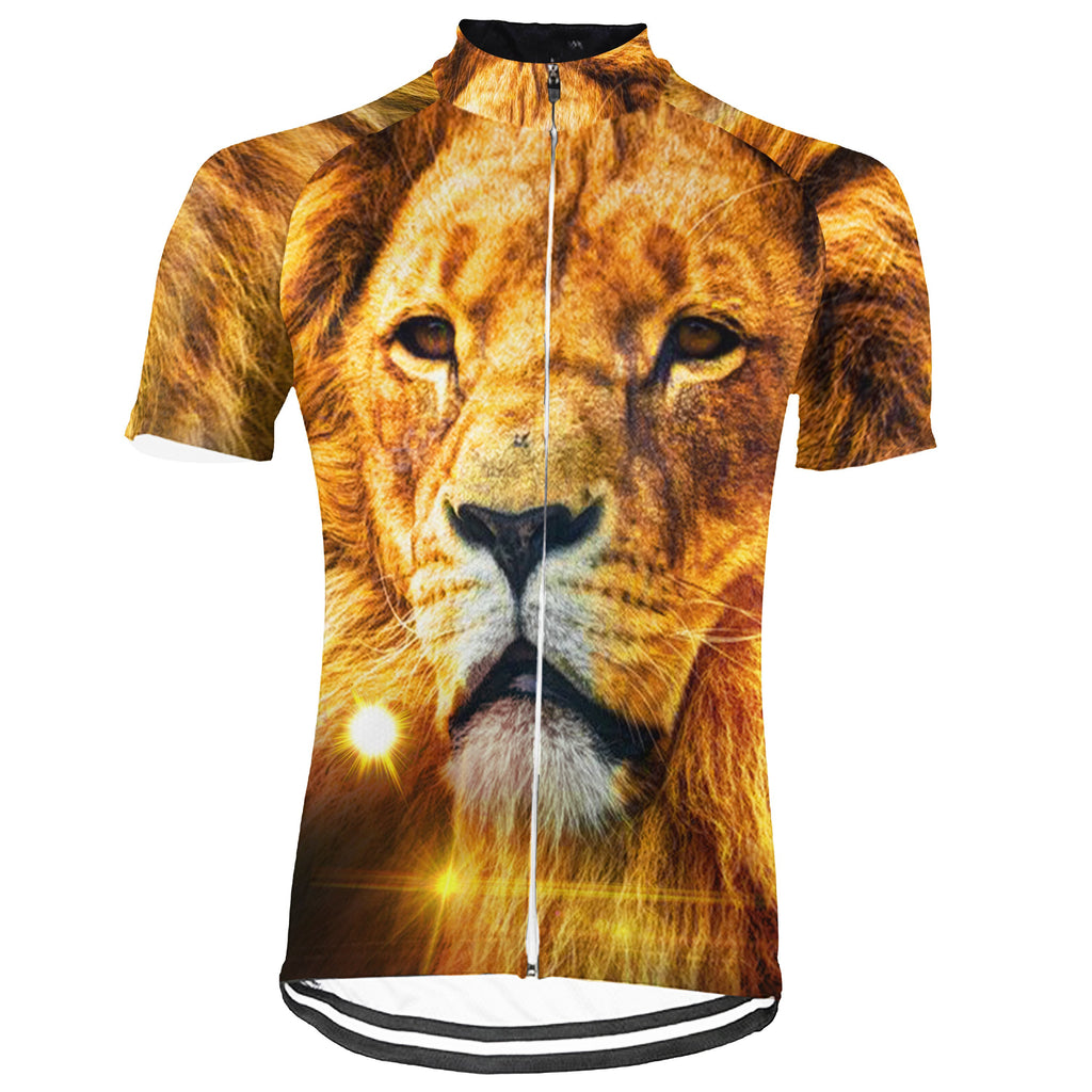 Lion Short Sleeve Cycling Jersey for Men