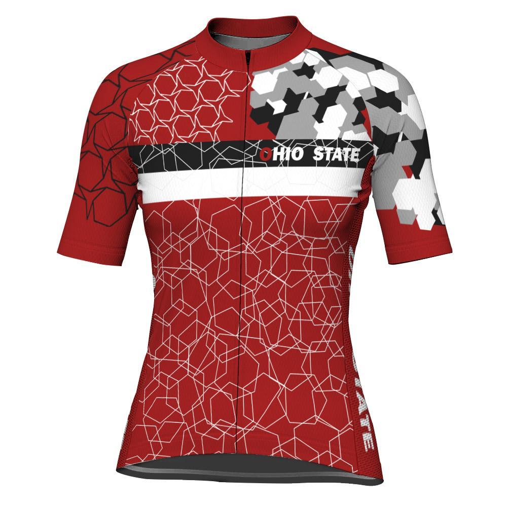 Ohio State Short Sleeve Cycling Jersey for Women
