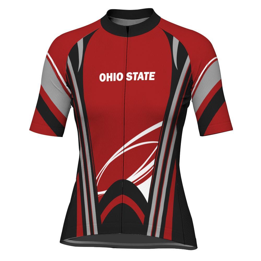 Ohio State Short Sleeve Cycling Jersey for Women