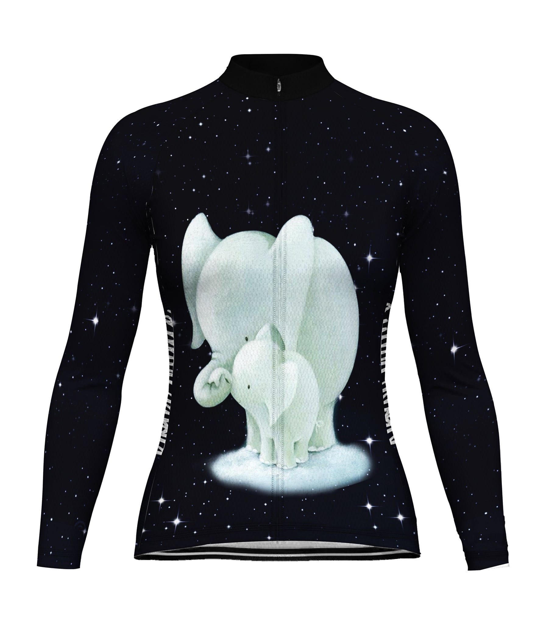 Customized Elephant Long Sleeve Cycling Jersey for Women OS Cycling Store