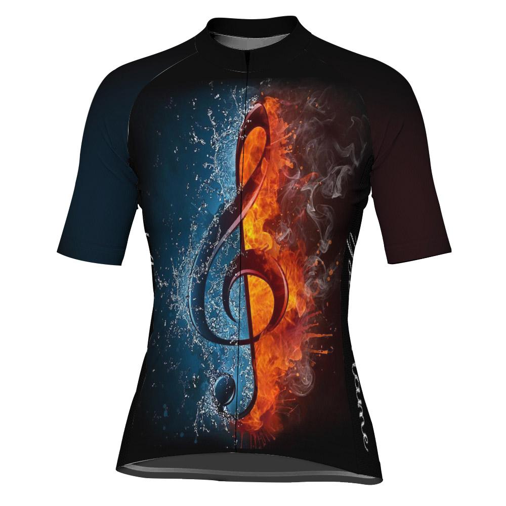 Customized Funny Short Sleeve Cycling Jersey for Women