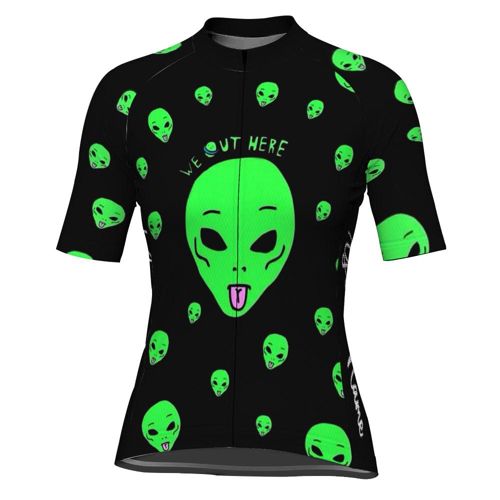 Customized Funny Short Sleeve Cycling Jersey for Women