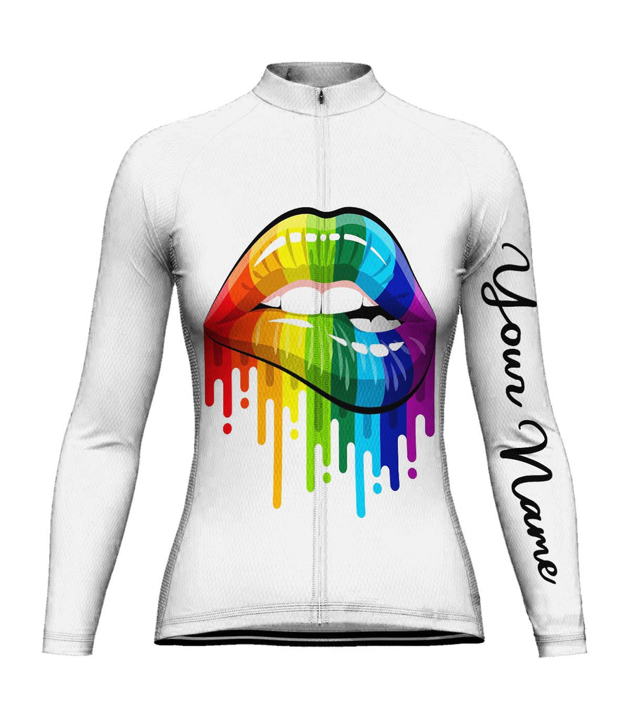 Customized Funny Long Sleeve Cycling Jersey for Women
